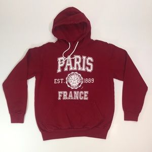 ‼️SOLD‼️PARIS FRANCE Women’s Cotton Hoodie NWOT